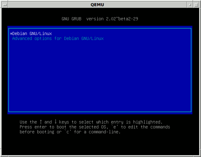 Bootloader loading Linux